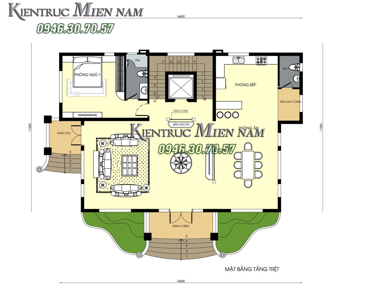 Biệt thự tân cổ điển kiểu Pháp