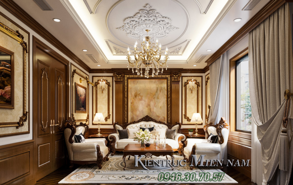 Biệt thự 3 tầng tân cổ điển 250m2