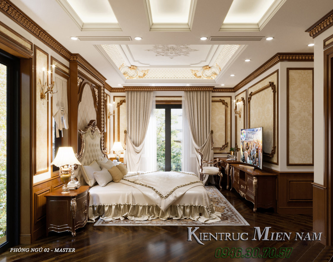 Biệt thự 3 tầng tân cổ điển 250m2