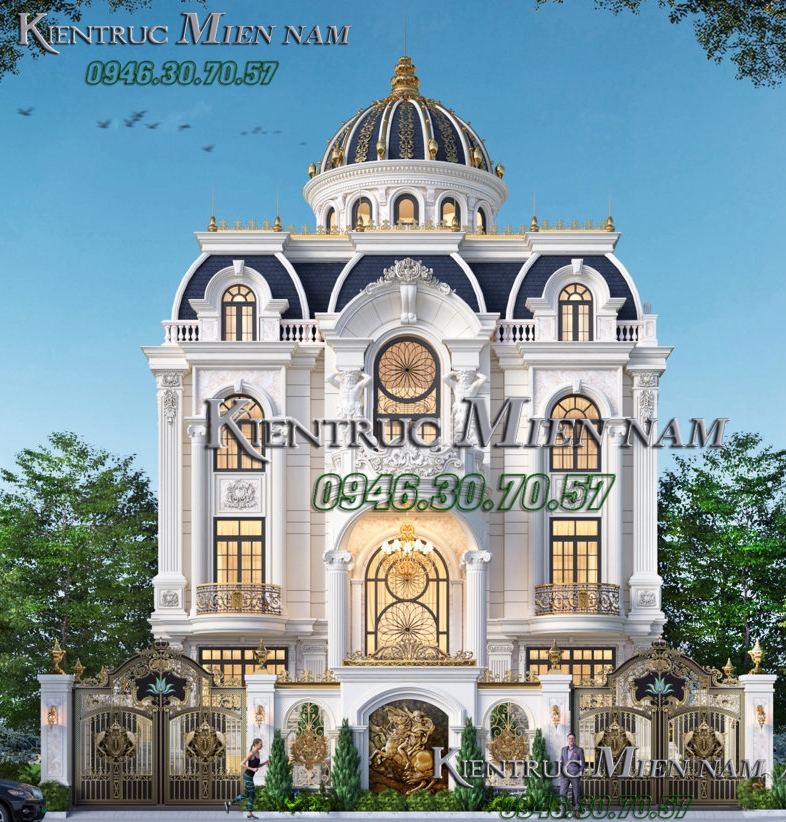 Biệt thự lâu đài cổ điển Cần Thơ.