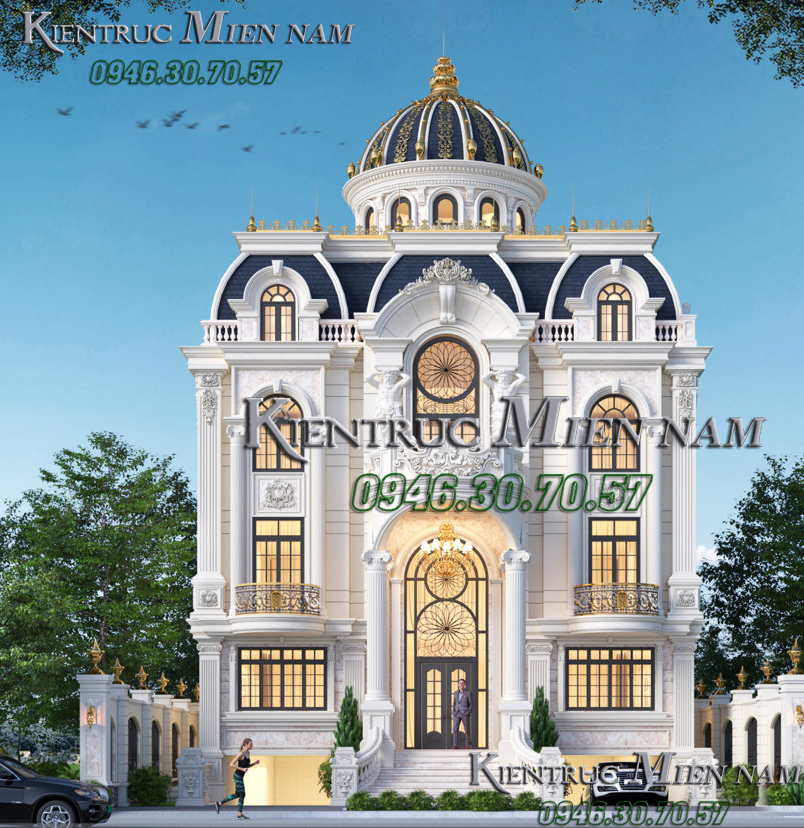 Biệt thự lâu đài cổ điển Cần Thơ.
