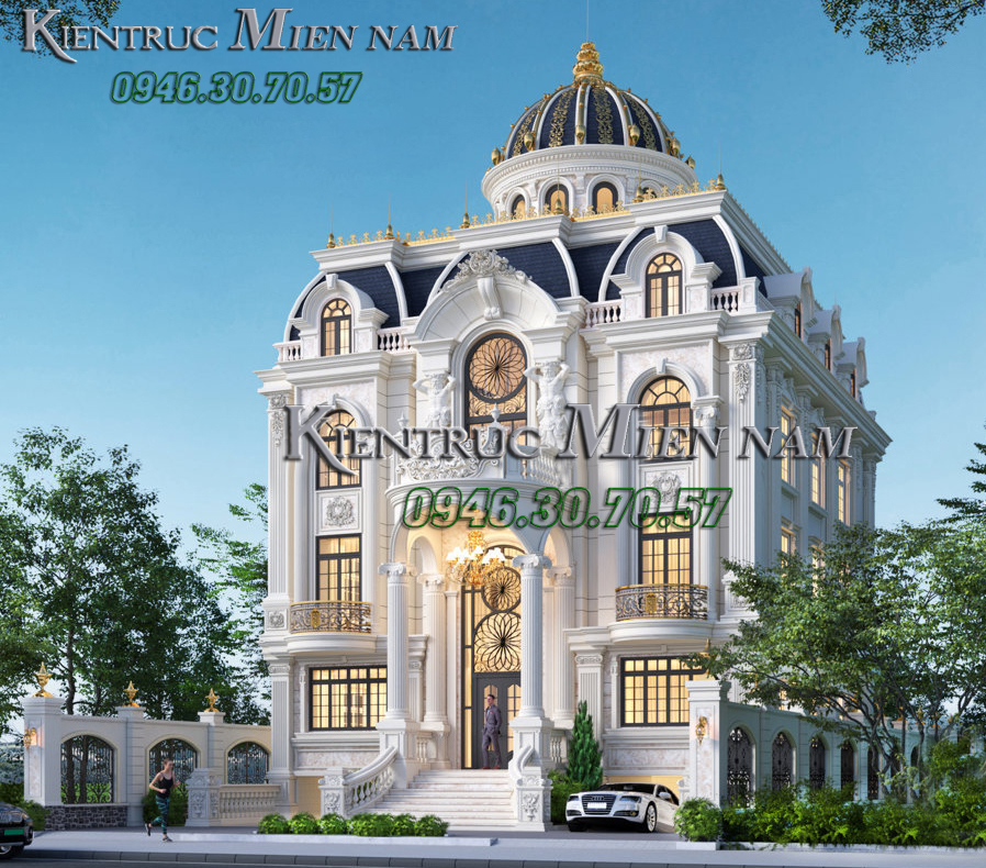 Biệt thự lâu đài cổ điển Cần Thơ.