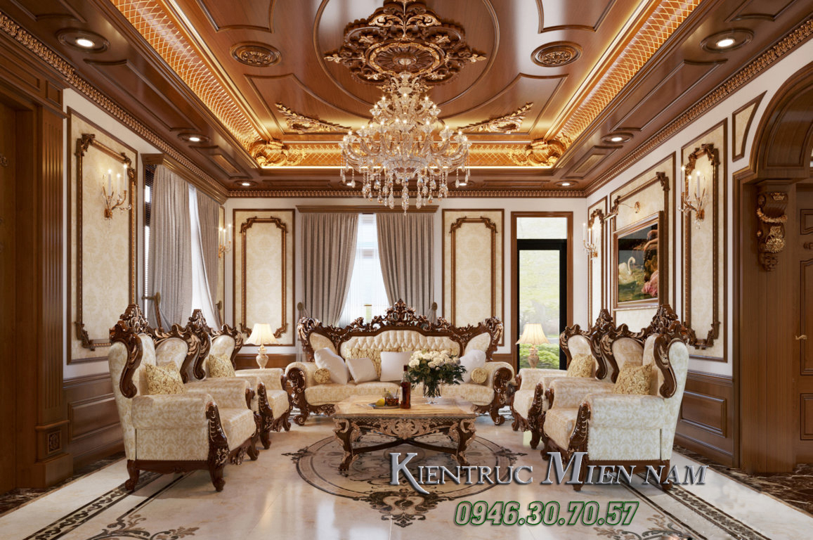 Biệt thự 3 tầng tân cổ điển 250m2