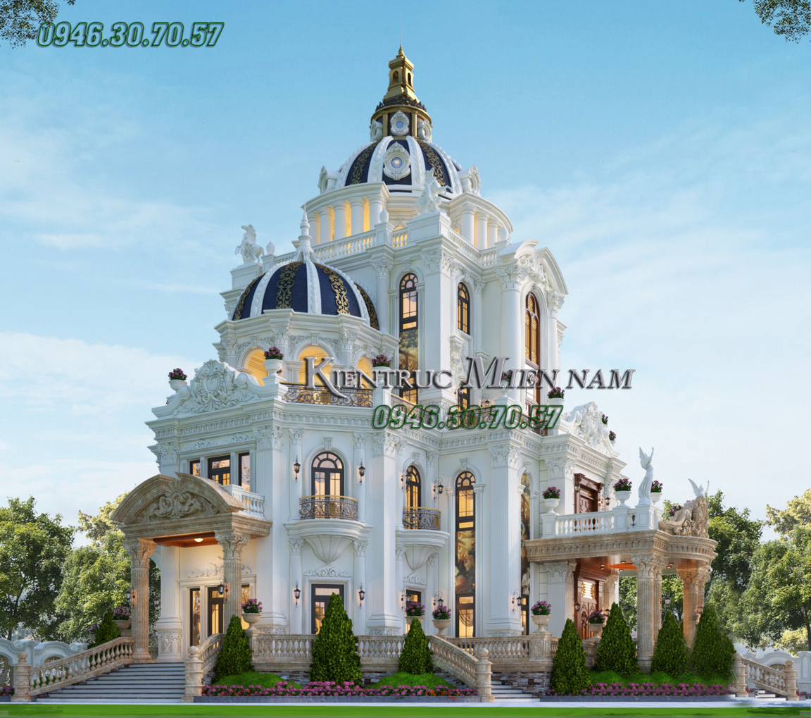 Biệt thự tân cổ điển kiểu pháp