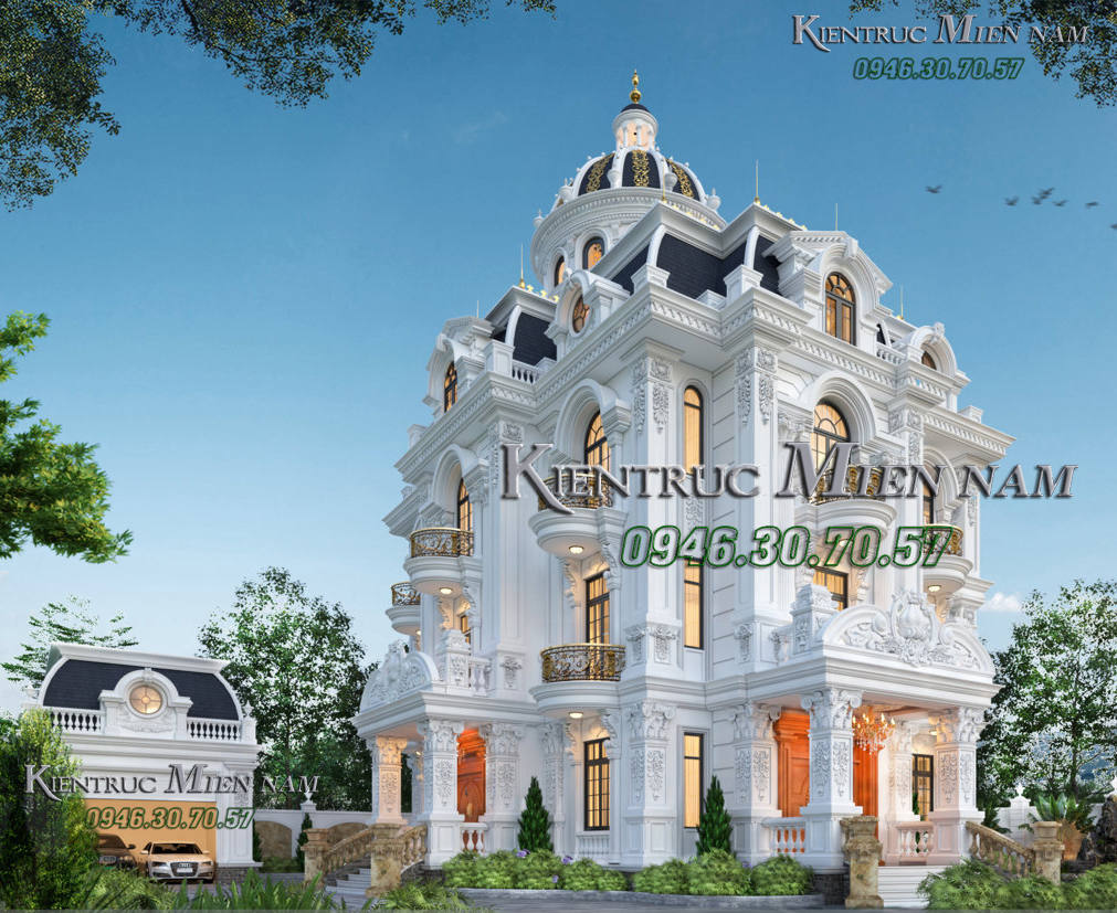 Thiết kế lâu đài kiểu Pháp