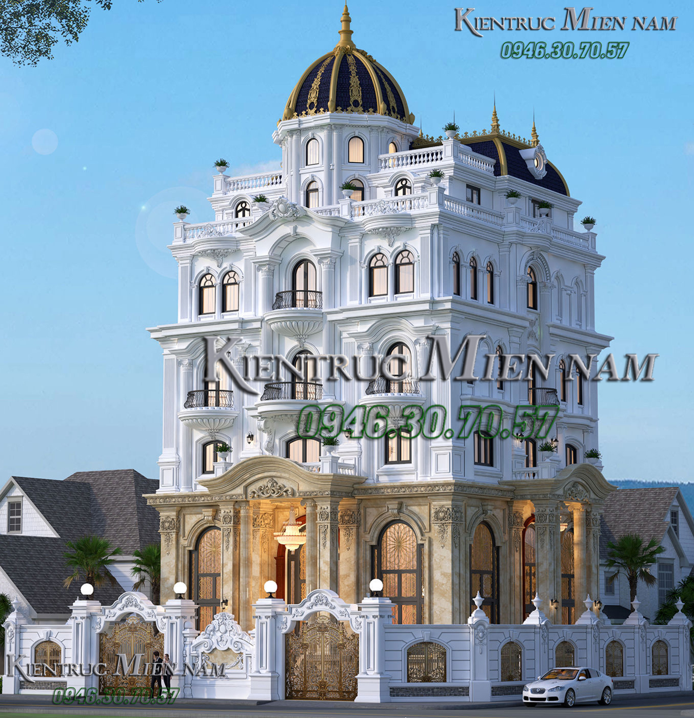 BIỆT THỰ LÂU ĐÀI CỔ ĐIỂN