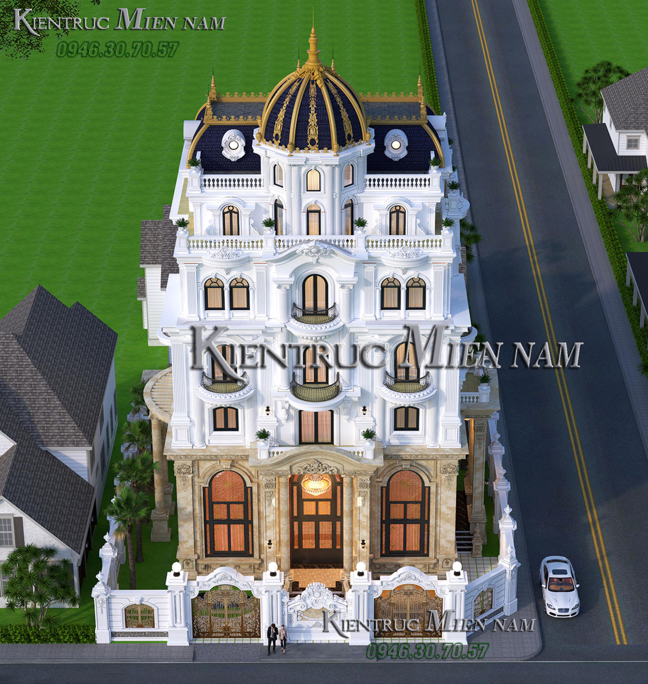 BIỆT THỰ LÂU ĐÀI CỔ ĐIỂN