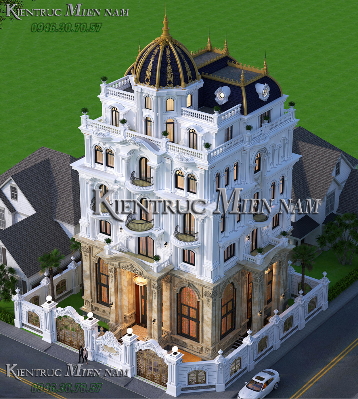 BIỆT THỰ LÂU ĐÀI CỔ ĐIỂN